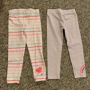 NWOT Set of Two Girls Leggings 2t